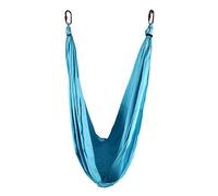 Yoga Swing Set, Aerial Hammock, Inversion Swing Sling Hammock with Hammock Ceiling Mount for Indoor Outdoor Aerial Yoga Fitness Hanging Straps(blue)