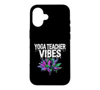 Yoga Teacher Vibes Dripping Lotus Flower Aesthetic Case for iPhone 16