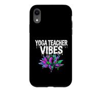 Yoga Teacher Vibes Dripping Lotus Flower Aesthetic Case for iPhone XR