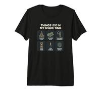Yoga Things I Do in My Spare Time Mindfulness Namaste Premium T-Shirt