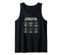 Yoga Things I Do in My Spare Time Mindfulness Namaste Tank Top