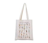Yoga Tote Bag for Yoga Lovers & Instructors - Meditation & Zen Gift