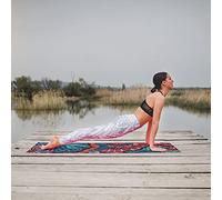Yoga Towel, ARVLET Portable Double Layer Qui Drying Yoga Sports Printed Towels Breathable Sweat Absorption Non Slip Outdoor Fitns Pilat Towel Blanket