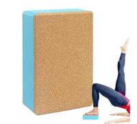 Yoga Training Blocks, Cork Yoga Block - High Density Non-Slip Exercise Block | Soft Portable Exercise Blocks, Yoga Accessories for Indoor and Outdoor Use for Studio Use