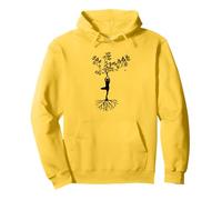 Yoga Tree Woman silhouette Pullover Hoodie