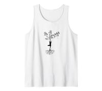 Yoga Tree Woman Silhouette Tank Top