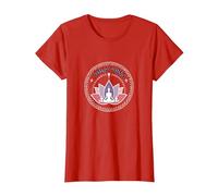 Yoga Vibes: Zen Lotus Meditation Logo for Wellness T-Shirt, Women, Red, 3XL