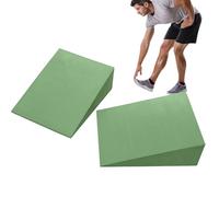 Yoga Wedge Block - EVA 15x12x5cm | Foam Slant Board Calf Stretching Block, Squat Wedge Knee Support | Incline Stretch Board For Leg Calf Ankle Foot Exercise Home Gym Use