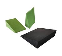 Yoga Wedge, Enhanced Support, Black/Green, Incline Board for Calves, Squat Wedge Block, Safe and Beginner-friendly for Senior Runners