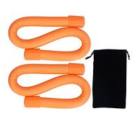 Yoga Weight Ring Elastic Durable Unisex Wrist Weights Sports Running with Adjustable Strap (Orange model (240g*2)/Pair)