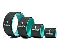 Yoga Wheel Back Stretcher, Set of 3+1 Body Roller, Upgraded 10MM Thick Foam Padding Back Wheel for Pain Relief & Stretching, Targeted Muscle Roller for Deep Tissue Massage