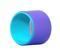 Yoga Wheel Beginner Roll Back Widening Professional Circle Waist Roller for Back Pain Relief(PURPLE)