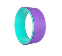 Yoga Wheel Dharma Backbend Assistant Pilates Circle TPE Material Spine Flexibility Home Fitness Equipment Multi-Color(Lake green+purple)