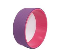 Yoga Wheel Exercise Equipment, Multiple Color Options for Spine Stretch, Home Fitness Wheel for Family Use(Pink purple)