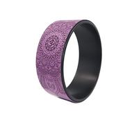 Yoga Wheel Exercise Equipment, Multiple Color Options for Spine Stretch, Home Fitness Wheel for Family Use(Flower Purple)