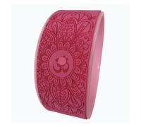 Yoga Wheel for Beginners - Non-Slip Surface for Back Support, Leg Massage & Flexibility Training(Red a)