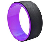 yoga wheel, Tpe Professional Waist Shape Bodybuilding Abs Gym Workout Back Training Tool Yoga Circles Pilates(Plum)