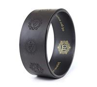 yoga wheel, Wooden Yoga Circles Soft Wood Made Professional Pilates For Body Building Abs Workout Gym Home Training Tool(Red)