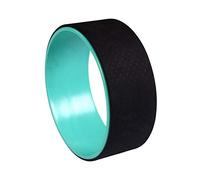 yoga wheel, Yoga Pilates Circles Gymnastic Exercise Fitness Back Stretch Roller Ring Wheel Balance Accessory Dharma Pose(Black)