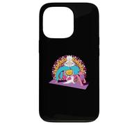 Yoga Women meditations chakras mandalas Cat Pilates Case for iPhone 13 Pro