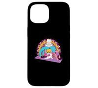 Yoga Women meditations chakras mandalas Cat Pilates Case for iPhone 15