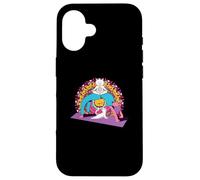 Yoga Women meditations chakras mandalas Cat Pilates Case for iPhone 16