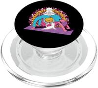 Yoga Women meditations chakras mandalas Cat Pilates PopSockets PopGrip for MagSafe