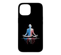 Yoga Yogi Mediation Zen American Flag USA Drip Graffiti Case for iPhone 15