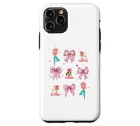 Yoga Yogi Meditation Workout Girl Coquette Bow Pink Mom Case for iPhone 11 Pro