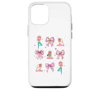 Yoga Yogi Meditation Workout Girl Coquette Bow Pink Mom Case for iPhone 12/12 Pro