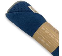 Yogabum Grip Dot Yoga Mat Towels | Non-Slip | Eco Yoga Towel (Navy Blue)