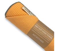Yogabum Grip Dot Yoga Mat Towels | Non-Slip | Eco Yoga Towel (Pumpkin Orange)