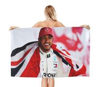 YOGAES Charles Leclerc Beach Towel, Children's Beach Towel, XXL Beach Towel, F1 Enthusiasts, Teenagers, Camping, Swimming (A4, 80 x 160 cm)