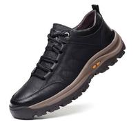 YogAes Men's Health Care & Food Service Shoes Oxfords Sport Mountaineering Walking Shoe Fashion Sneakers (Color : Black, Size : 10)