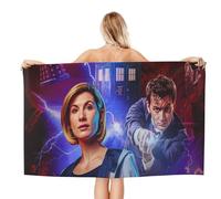 YOGAES Sci-Fi Horror Bath Towel, Children's Beach Towel, XXL Beach Towel, Cotton Bath Towel, Camping, (A3, 80 x 160 cm)
