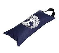 Yogalatest Yoga Sand Bag, Cotton Unfilled for Yogas, Weights and Resistance Training, Portable Fillable Weightlifting Sandbag, Tree lof life print - Galaxy Blue