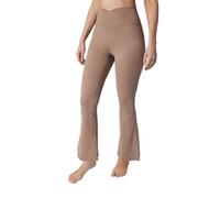 Yogalicious Flared 7/8 Legging High Waisted Bootcut Tummy Control Wide Leg Pants for Women, Leafless Tree, M