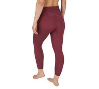 Yogalicious High Waist Ankle Legging Squat Proof Criss Cross V-Back Pant, Rouge Blush, S