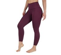 Yogalicious High Waisted Leggings for Women - Soft Touch Second Skin Yoga Pants, Purple Wine Lux 25, XS