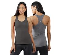 Yogalicious Ultra Soft Lightweight Racerback Tank Top - 2 Pack - - X-Small