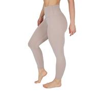 Yogalicious Womens Workout Legging Soft High Waisted Squat Proof Sculpting Pant, Oak Brown, XL