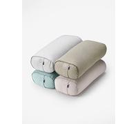 Yogamatters Organic Cotton Small Rectangular Buckwheat Bolster (Grey Ice)