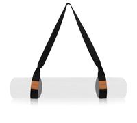 YOGATI® Adjustable Non-Slip Yoga Mat Strap | Yoga Straps for Stretching, Pilates Mat Carry Strap and Fitness Stretch Straps, Exercise Mat Sling for Travel, Gym, Studio and Home Workouts - Black