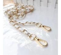 YOGAY 120cm PU Leather Metal Chain Shoulder Bag Strap for Women Bag Crossbody Bag Women Leather Strap for Handbag