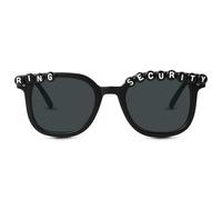 YOGFIT Flower Girl Sunglasses Ring Bearer Security Sunglasses for Flower Girl Proposal Wedding Gift Little Bridesmaid Gift, Black-security, 4.92 inches