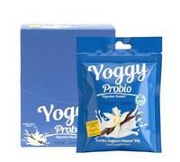 YOGGY ProBio Yoghurt Gut Health Gummies,10 Gummies per Pack, 10 Packs | With Calcium & Vitamin D - Gut Health Supplements - Healthy Snacks - Vanilla Yoghurt Flavour - 2 Servings Snack Pack