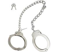 Yoghourds Double Lock Leg Cuffs Ankle Handcuffs，Adjustable Heavy Duty Leg Irons Tactical Steel Metal Law Enforcement Foot Cuffs in Professional Grade