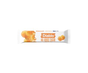 Yoghurt-coated muesli bar with apricots Diablo, 30 g (no added sugar, with maltitol)