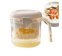 Yoghurt Filter with Lid, Home Yoghurt Separator Filter with Fine Mesh Pockets, Kitchen Utensils to Make Homemade Quark at Home for Young People and Adults Yoghurt Cooking Tool