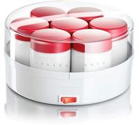 Yoghurt Maker Glass Easy Cleaning of the Glasses in the Dishwasher Automatic Shutdown Stainless Steel